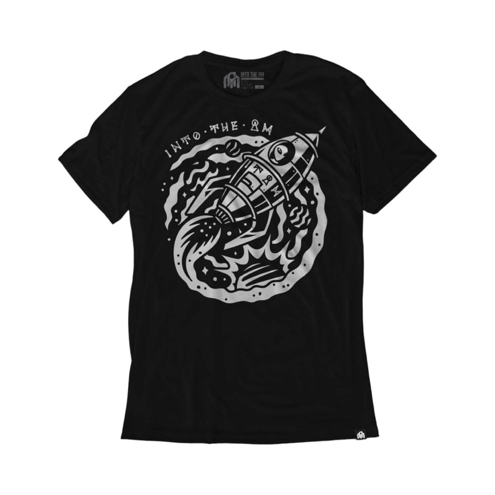 INTO THE AM Orbit Glow Men's UV Reactive
Graphic Tee Shirt: XXL
Pit to pit 25in